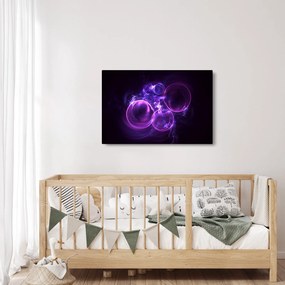 Abstraktný obraz bublín (90x60 cm)