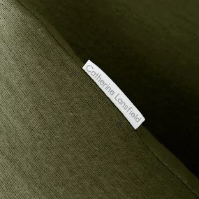 Kaki flanelové obliečky na dvojlôžko 200x200 cm Brushed – Catherine Lansfield
