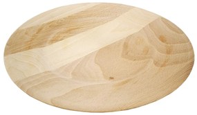 AMADEA Drevený tanier bukový, masívne drevo, 25 cm