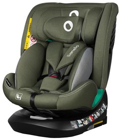 Lionelo - Otočná autosedačka so základňou BASTIAAN ONE i-Size 40-150 cm olivovo zelená