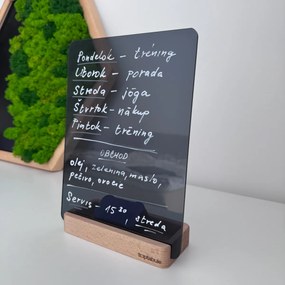 Toptabule.sk  Organizér - stolová popisovacia tabuľa na poznámky