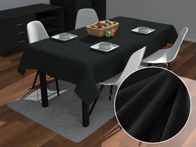 Biante Veľký zamatový obdĺžnikový obrus Velvet Premium SVP-014 Čiernozelený 200x260 cm