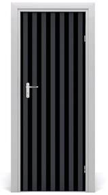 Samolepiace fototapety na dvere Čierno-biele pásky 75x205 cm