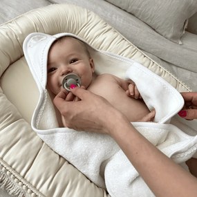 Hniezdo pre bábätko Boho vanilka 83x54cm