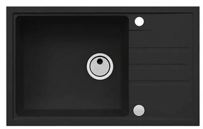 ALVEUS 1149117 - Kuchynský drez INTERMEZZO 78x48 cm granit/čierna