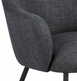 Křeslo Spencer lounge tmavě šedé