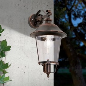 Orion AL 11K/360.01-Vonkajšia nást. lampa KENZO 1xE27/100W/230V IP44 bronz/patina