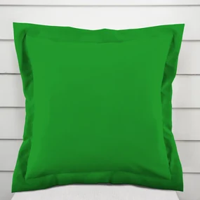 Biante Dekoračná obliečka na vankúš s lemom Rongo RG-043 Sýto zelená 40 x 40 cm