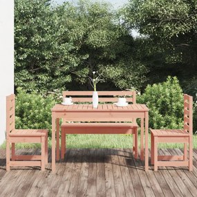 4-dielna záhradná jedálenská súprava douglasové drevo 3154700