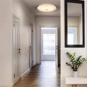 Solight LED stropné svietidlo PLAIN s PIR senzorom, 18W, 1260lm, 3000K, okrúhle, 33cm
