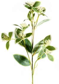 Dekoračný kvet 60 cm, zdobenie 30 cm, list 9 cm zelená