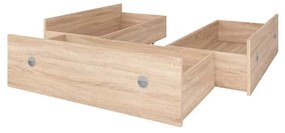 Zásuvky pod posteľ BRW Nepo Plus 140 cm (dub sonoma) (3ks). Vlastná spoľahlivá doprava až k Vám domov. 1098324
