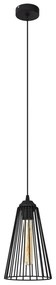 Helam Luster na lanku TORRI 1xE27/15W/230V pr. 16 cm čierna HE1573