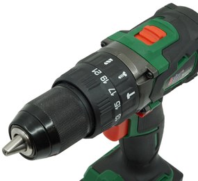 ASIST Aku vŕtačka 20V Li-Ion, bezuhlíkový motor, 2-rýchlostná