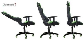 Sammer Herné stoličky v zelenej farbe s polohovateľnou opierkou GSA047