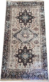 HU Hnedo-béžový vintage koberec Banco 1132-CREAM Rozmer: 60x110 cm