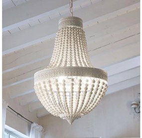 Ideal Lux - Luster na reťazi MONET 5xE14/40W/230V pr. 40 cm konope/biela