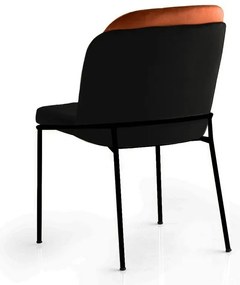 Súprava jedálenských stoličiek Dore Tile Red and Black, 2 ks