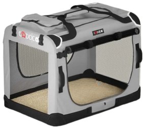 Cadoca Prepravná taška pre psy a mačky ELI, 70x52x52cm, šedá