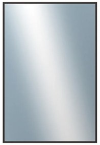 DANTIK - Zrkadlo v rámu, rozmer s rámom 40x60 cm z lišty Hliník hnedá (7001022)
