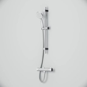 Ručná sprchová súprava AM.PM Hit F408TA46 s termostatickou sprchovou batériou, chróm