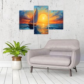 Obraz - Plachetnica (90x60 cm)