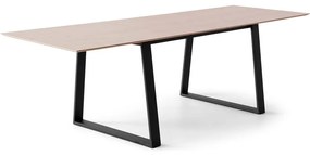 Rozkladací jedálenský stôl s doskou v dubovom dekore v prírodnej farbe 100x210 cm Meza – Hammel Furniture