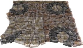 Mramorová mozaika, motív kvetina, 90 x 90 cm