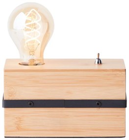 Brilliant - Stolná lampa BENNY 1xE27/40W/230V bambus