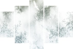 Obraz abstrakcie listov (150x105 cm)