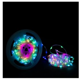 ECOLIGHT Osvetlenie vianočného stromčeka IP65 RGB LED pásik 10m 100led