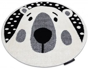 Koberec JOY Teddy krém / čierny