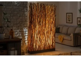 Stojaca lampa 40505 Paravent 180cm Prírodná Logan Drevo  - Komfort-nábytok