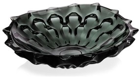 KRIŠTÁĽOVÁ MISKA BOHEMIA SAMBA GREY 350 MM