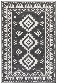 ELLE Decoration koberce Kusový koberec Gemini 106019 Black z kolekcie Elle – na von aj na doma - 80x150 cm