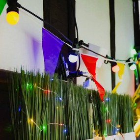 DECOLED Žiarovka LED, žltá, pätica E27