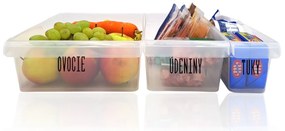 Súprava 3 ks organizérov do chladničky, ROTHO LOFT FRIDGE, antibakteriálne 5 l + 3 l + 1,5 l
