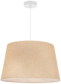 Závesné svietidlo Juta, 1x jutové tienidlo, (fi 44cm), w