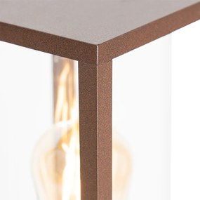 Priemyselná vonkajšia stojaca lampa hrdzavohnedá 100 cm IP44 - Charlois