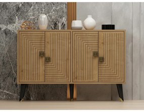 Skrinka Ahart Sapphire Oak and Gold