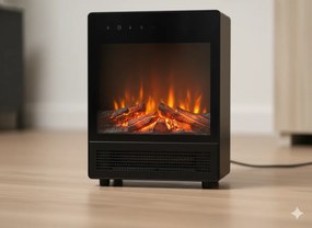 ELEKTRICKÝ KRB – IMITÁCIA PLAMEŇA – 29,2 x 15,8 x 38,7 CM – 2000 W