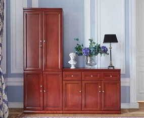 2-dverová vysoká kancelárska skriňa Diamante 220 cm