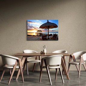 Obraz - Západ slnka na Mauríciu (90x60 cm)