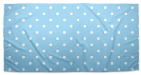 Sablio Uterák Biele bodky na modrej - 50x100 cm