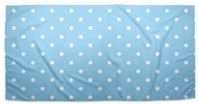 Sablio Uterák Biele bodky na modrej - 50x100 cm