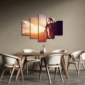 Obraz - Horolezci (150x105 cm)