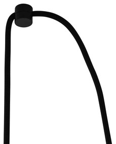 Dvojité závesné svietidlo Japandi čierne s bambusom - Kea