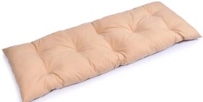 Podsedák na lavičku 120x40 cm - béžový