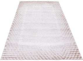 Koberec BUTIK 355 krémový / hnedý