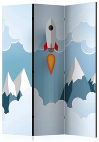Artgeist Paraván - Rocket in the Clouds [Room Dividers]